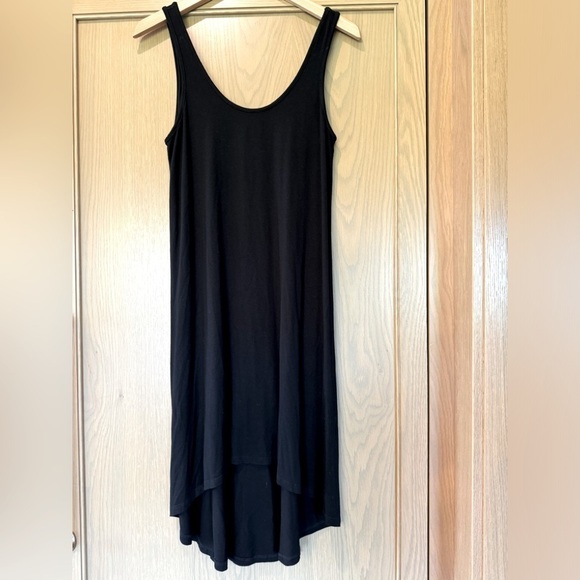 Allison Joy Relaxed Fit Black High Low Tank Dress / small - Picture 1 of 8